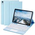 iPad Air 11 2026/2025/2024/iPad Air 2022/2020 Bluetooth-tastaturetui - babyblå