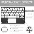 iPad Air 11 2026/2025/2024/iPad Air 2022/2020 Bluetooth-tastaturetui - sort