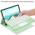 iPad Air 11 2026/2025/2024/iPad Air 2022/2020 Bluetooth-tastaturetui - Grøn