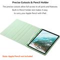 iPad Air 11 2026/2025/2024/iPad Air 2022/2020 Bluetooth-tastaturetui - Grøn
