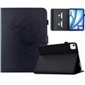 iPad Air 11 2026/iPad Pro 11 2022/iPad Air 2022 Butterfly Smart Folio-etui med kortlommer - sort
