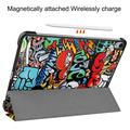 iPad Air 13 (2024) Tri-Fold Series Smart Folio Cover - Graffiti