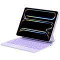 iPad Air 13 2024/2025/2026 Typecase Edge+ tastaturcover med touchpad - amerikansk layout - lys lilla