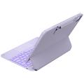 iPad Air 13 2024/2025/2026 Typecase Edge+ tastaturcover med touchpad - amerikansk layout - lys lilla