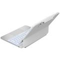 iPad Air 13 2024/2025 Typecase Edge+ tastaturcover med touchpad - amerikansk layout - sølvfarvet