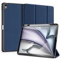 iPad Air 13 2024/2025 Dux Ducis Domo Tri-Fold Smart Folio Cover - Blå