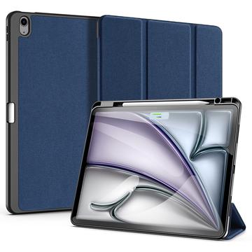 iPad Air 13 2024/2025 Dux Ducis Domo Tri-Fold Smart Folio Cover - Blå