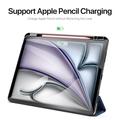 iPad Air 13 2024/2025 Dux Ducis Domo Tri-Fold Smart Folio Cover - Blå
