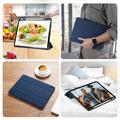iPad Air 13 2024/2025 Dux Ducis Domo Tri-Fold Smart Folio Cover - Blå