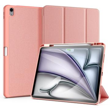 iPad Air 13 2024/2025 Dux Ducis Domo Tri-Fold Smart Folio Cover - Pink