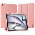 iPad Air 13 2024/2025 Dux Ducis Domo Tri-Fold Smart Folio Cover - Pink