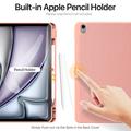 iPad Air 13 2024/2025 Dux Ducis Domo Tri-Fold Smart Folio Cover - Pink