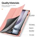 iPad Air 13 2024/2025 Dux Ducis Domo Tri-Fold Smart Folio Cover - Pink