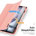 iPad Air 13 2024/2025 Dux Ducis Domo Tri-Fold Smart Folio Cover - Pink
