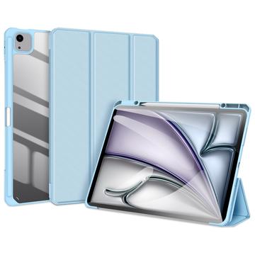 iPad Air 13 2024/2025 Dux Ducis Toby Tri-Fold Smart Folio Cover - Babyblå