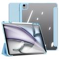 iPad Air 13 2024/2025 Dux Ducis Toby Tri-Fold Smart Folio Cover - Babyblå
