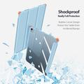 iPad Air 13 2024/2025 Dux Ducis Toby Tri-Fold Smart Folio Cover - Babyblå