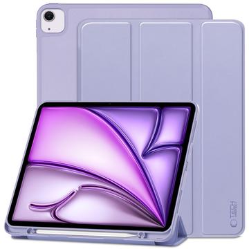 iPad Air 13 2024/2025 Tech-Protect SmartCase Pen Tri-Fold Folio Cover - Violet