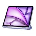 iPad Air 13 2024/2025 Tech-Protect SmartCase Pen Tri-Fold Folio Cover - Violet