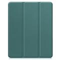 iPad Air 13 (2025) Tri-Fold Series Smart Folio-etui - Sortgrøn