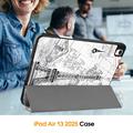 iPad Air 13 (2025) Tri-Fold Series Smart Folio-etui - Eiffeltårnet