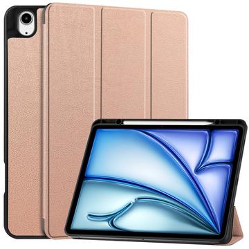 iPad Air 13 (2025) Tri-Fold Series Smart Folio-etui - Rosaguld