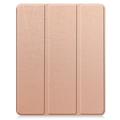 iPad Air 13 (2025) Tri-Fold Series Smart Folio-etui - Rosaguld