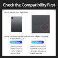 iPad Air 13 2026/2025/2024 Dux Ducis DK Bluetooth-tastaturcover - Sort