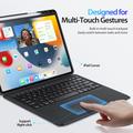 iPad Air 13 2026/2025/2024 Dux Ducis DK Bluetooth-tastaturcover - Sort
