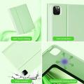 iPad Air 13 2026/2025/2024/iPad Pro 12.9 2022/2021/2020/2018 Bluetooth-tastaturetui - Matcha grøn