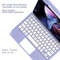 iPad Air 13 2026/2025/2024/iPad Pro 12.9 2022/2021/2020/2018 Bluetooth-tastaturetui - Lilla