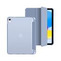 iPad 2022/2025 Tech-Protect SmartCase Pen Hybrid Tri-Fold Folio Cover - Krystal blå