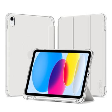iPad 2022/2025 Tech-Protect SmartCase Pen Hybrid Tri-Fold Folio Cover - Krystal sølv