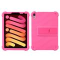 iPad Mini 2021/2024 silikoneetui med kickstand - hot pink
