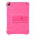 iPad Mini 2021/2024 silikoneetui med kickstand - hot pink
