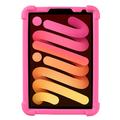 iPad Mini 2021/2024 silikoneetui med kickstand - hot pink