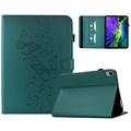iPad Mini (2026) Butterfly Smart Folio-etui med kortlommer - grøn
