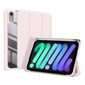 iPad Mini (2026) Dux Ducis Toby Tri-Fold Smart Folio Cover - Lysepink