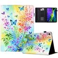 iPad Mini (2026) Wonder Smart Folio-etui med kortlommer - Sommerfugle