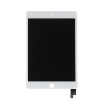 iPad Mini 4 LCD-Skærm - Hvid - Grade A