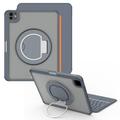 iPad Pro 11 2024/2025 TU3607P Baggrundsbelyst magnetisk tastaturetui med 360 graders roterende stativ