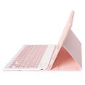 iPad Pro 11 2024/2025 Cover med Bluetooth Tastatur - Pink