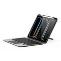 iPad Pro 11 2024/2025 Dux Ducis VK Hybrid-etui med Bluetooth-tastatur - Sort