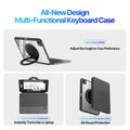 iPad Pro 11 2024/2025 Dux Ducis VK Hybrid-etui med Bluetooth-tastatur - Sort
