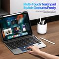 iPad Pro 11 2024/2025 Dux Ducis VK Hybrid-etui med Bluetooth-tastatur - Sort