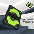 iPad Pro 11 2024/2025 Heavy Duty 360 Cover med Håndrem - Grøn