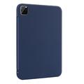 iPad Pro 11 2024/2025 Liquid Silikone Cover med Strop - Blå