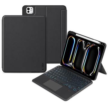 iPad Pro 11 2024/2025 Tech-Protect SmartCase Mag Pen Bluetooth-tastaturetui - sort