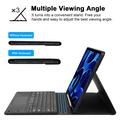 iPad Pro 12.9 2018/2020/2021/2022 Cover med Bluetooth Tastatur - Sort