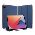 iPad Pro 12.9 2020/2021/2022 Dux Ducis Domo Tri-Fold Smart Folio Cover - Blå